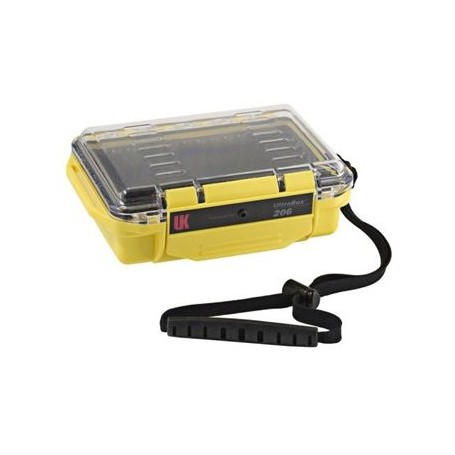 Waterproof case yellow 170x119x58mm