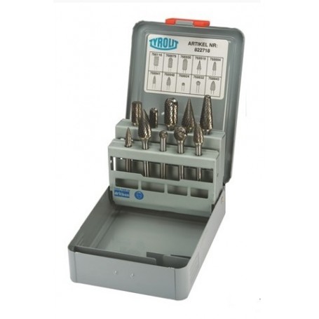 Kit Fresas Tyrolit Inox 10X181Mm 10Piezas