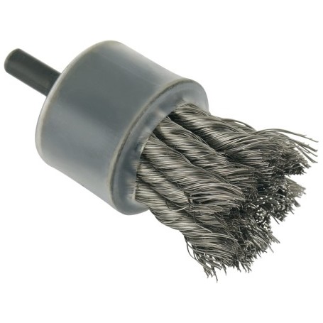 Wire brush tyrolit w/rod inox 24x25-6x68mm
