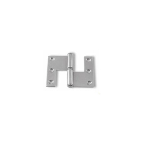 Lift off hinge left s.steel 50x60x2mm