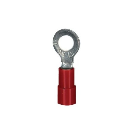 WÜRTH Insulated Terminal M6 Red 0.5-1.5mm