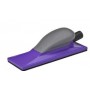 Hookit Plus Multi Hole Handblock Purple