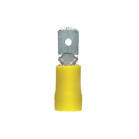 Wurth Insulated Terminal Male Yellow 4-6mm