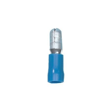 Wurth Insulated Terminal Round Male Blue 1.5-2.5mm