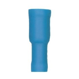 Wurth Insulated Terminal Round Female Blue 1.5-2.5mm