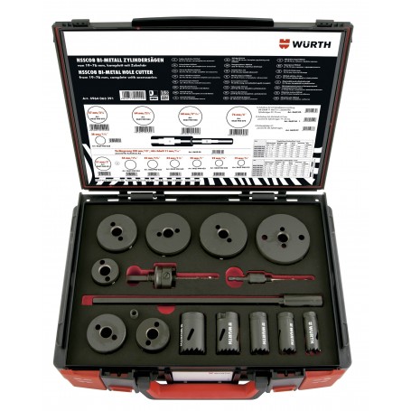 Wurth Conjunto Sysko Coronas Hss Bi-Metal