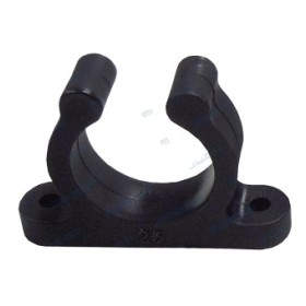 Soporte de bichero marino negro 25 mm