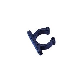 Soporte bichero marino negro 25 mm