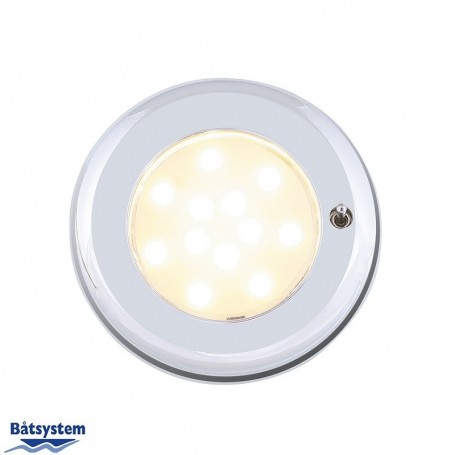 Batsystem nova smd led chrome w/switch 2w