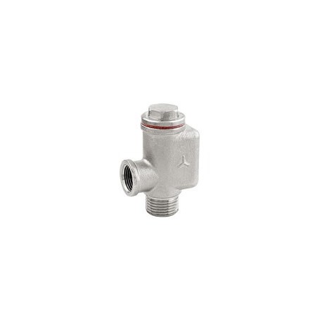 Nickel-plated siphon break valve 1/2"