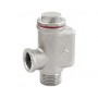 Nickel-plated siphon break valve 1/2"