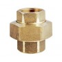 M.f. tapered seat union brass 1/4