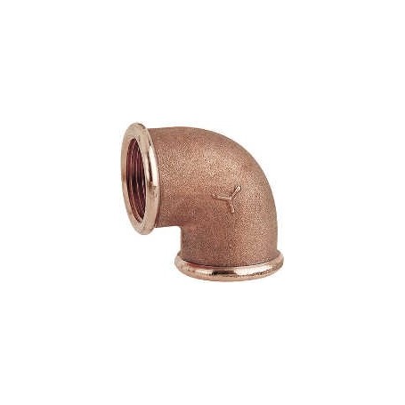 90° bronze f.f. elbow 1"1/2
