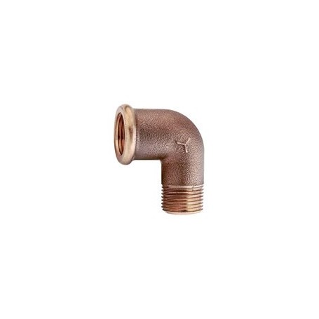 90° bronze m.f. elbow 1/2