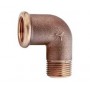 90° bronze m.f. elbow 2"