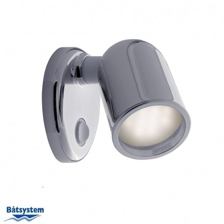 Batsystem tube smd led chrome & chrome ring 2w