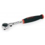 SNAP-ON 4" Soft Grip Round Swivel Head Ratchet Red