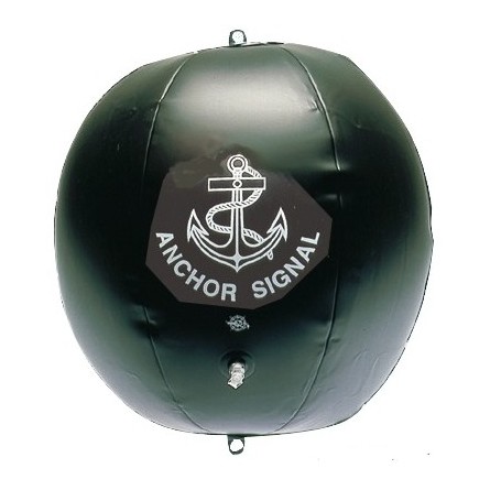 Inflatable signal ball black