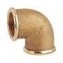 Cr brass 90° f.f. elbow 1/2