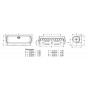 Hella sea hawk led floodlight white light white housing