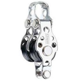 Harken double air block w/becket 16mm