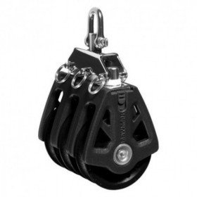Lewmar triple block black 60mm