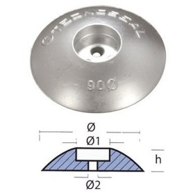 Tecnoseal 90mm zinc disc anode