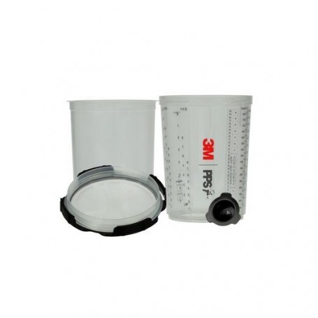 3M cup+lid pps 2.0 filter 125mic 400ml (50ud)