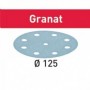 Abrasive sheet granat stf d125/8 p40 gr/50