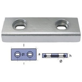 Tecnoseal zinc anode 205x 65mm
