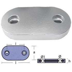 Tecnoseal sea ray zinc anode 200x110x30