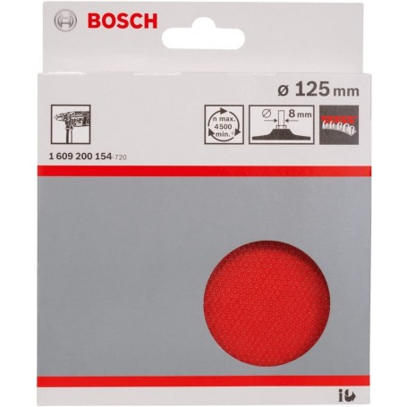 Bosch backing pad with velcro 125mm m-8