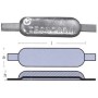 Zinc plate anode 5.6kg welding Tecnoseal