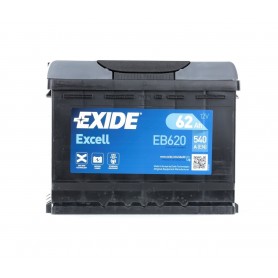 Exide Bateria Exell Eb620 12V / 62 Ah