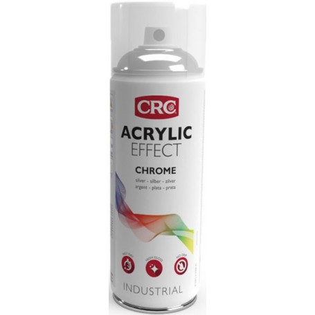 Spray efecto acrílico-cromo crc, 400ml