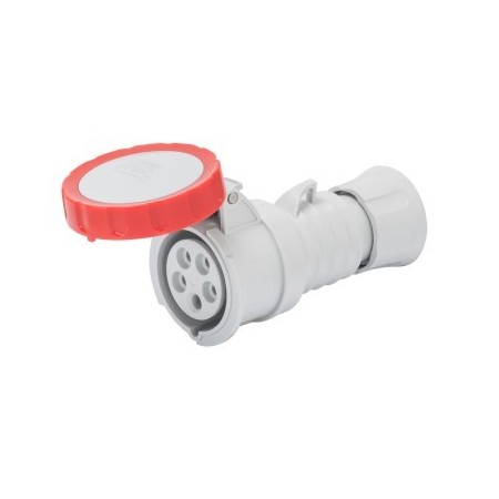 Straight connector hp16a 380-415v 3p+n+e gewiss