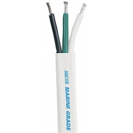 Triplex cable 10/3awg 3x5mm² flat meter ancor marine
