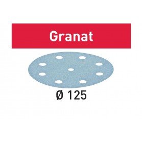 Abrasive sheet granat stf d125/8 p400 gr/100