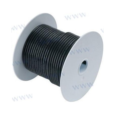 Tinned copper wire 16awg 1mm² black per meter ancor marine