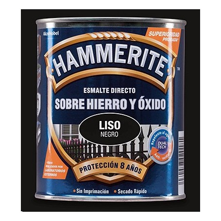 Hammerite smooth finish black 250ml