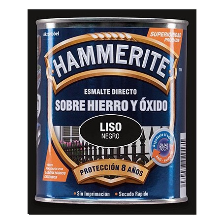Hammerite smooth finish black 5L