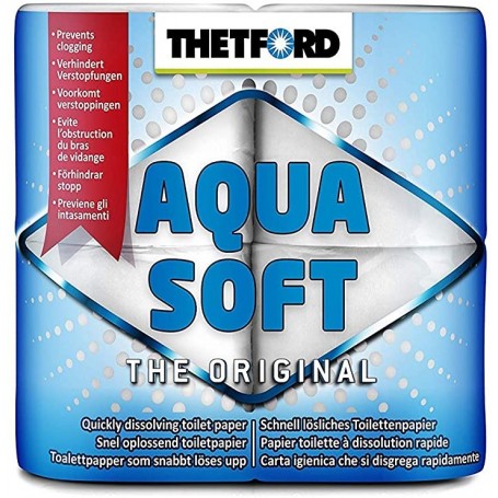 Papel Higienico Aqua Soft (4 Rollos)