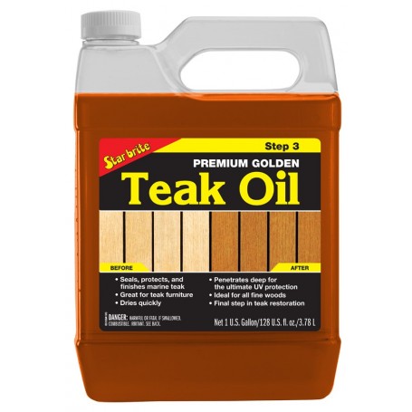 STAR BRITE Teak Oil (Step 3) Premium Golden 3,8L 1gal
