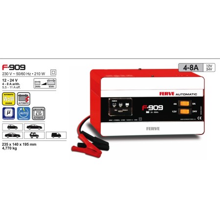 Automatic battery charger ferve