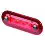 Hella oblong courtesy light red 12v