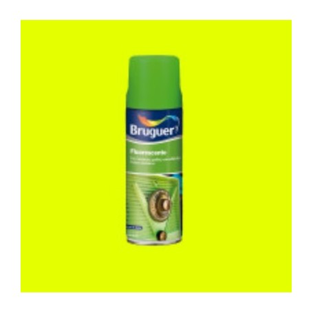 Fluorescent yellow spray 400ml bruguer