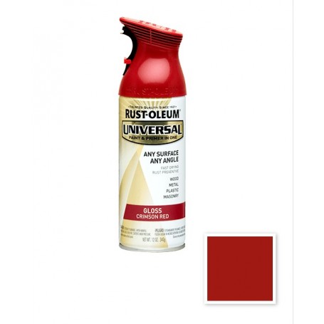 Gloss crimson red spray 400ml rust-oleum