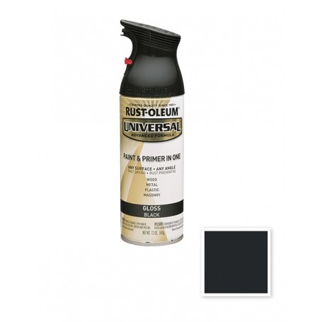Gloss black spray 400ml rust-oleum
