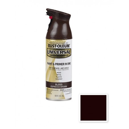 Gloss espresso brown spray 400ml rust-oleum