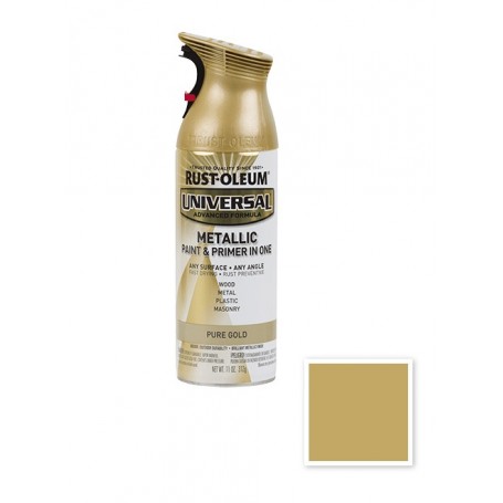 Spray universal oro puro metalizado 400ml rust-oleum